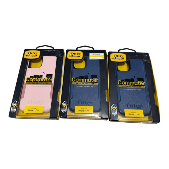 OtterBox Other - OtterBox Commuter Series iPhone 11 Pro Cases - 1 Light Pink & 2 Dark Blue